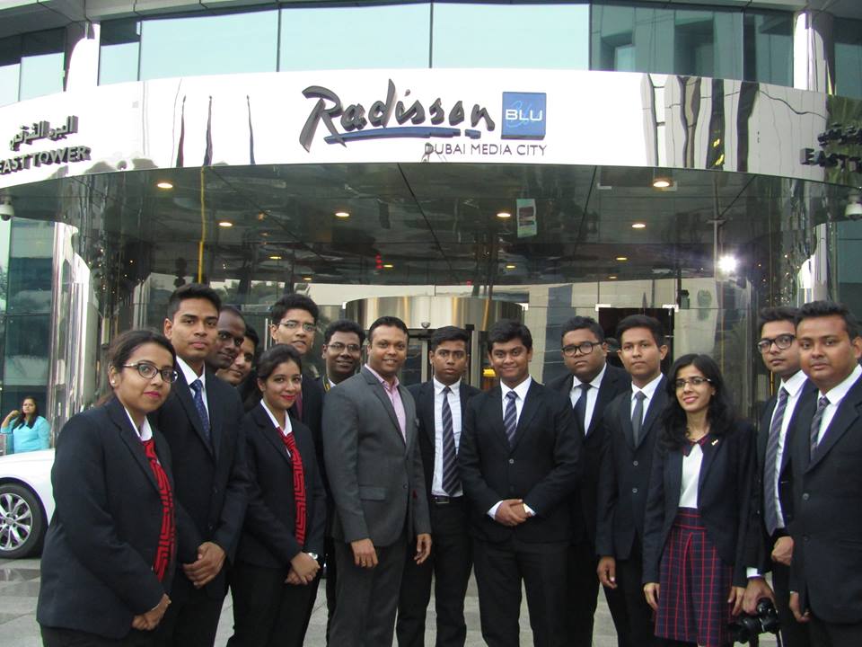 Industrial visit at Radisson Blu