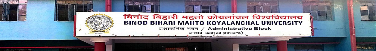 Binod Bihari Mahto Koyalanchal University, Dhanbad