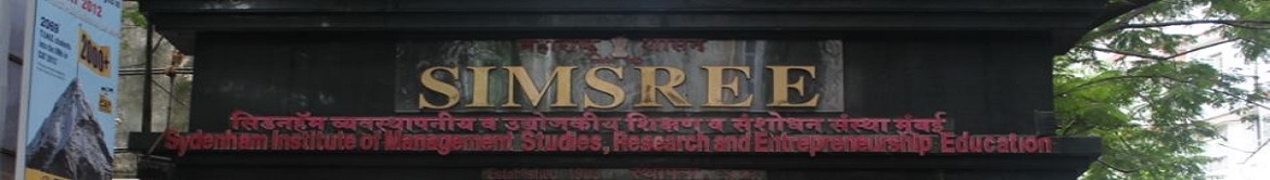 SIMSREE - Sydenham Institute of Management Studies Research and Entrepreneurship Education