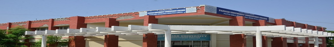 Panjab University Constituent College (Nihalsingh Wala), Panjab University