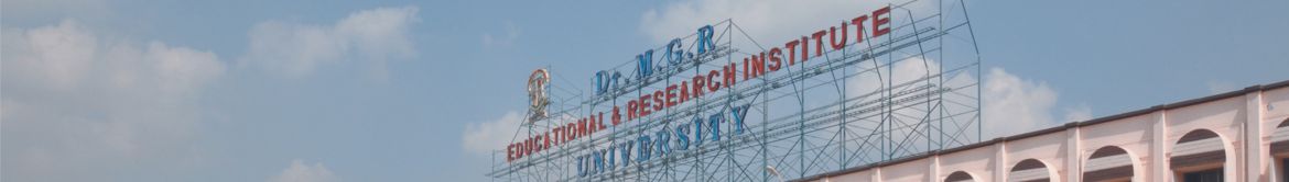 Dr. M.G.R. Educational and Research Institute