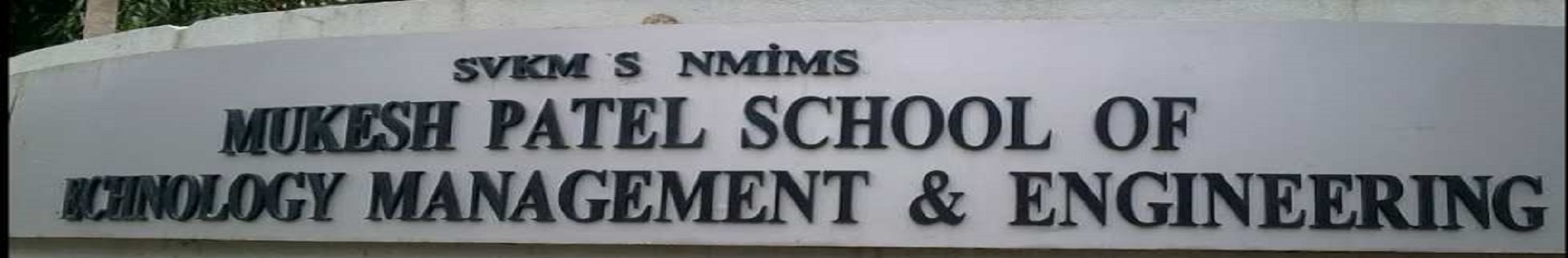 Mukesh Patel School of Technology Management & Engineering, NMIMS, Mumbai