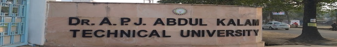 AKTU - Dr. A.P.J. Abdul Kalam Technical University (UPTU)