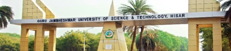 GJUST- Guru Jambheshwar University of Science And Technology