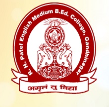 R. H. Patel English Medium B.Ed. College, Kadi Sarva Vishwavidyalaya Logo