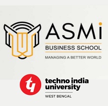 ASMI Business School -Techno India University Logo