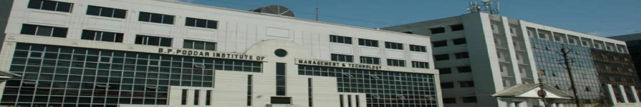 B.P. Poddar Institute of Management and Technology, Poddar Vihar
