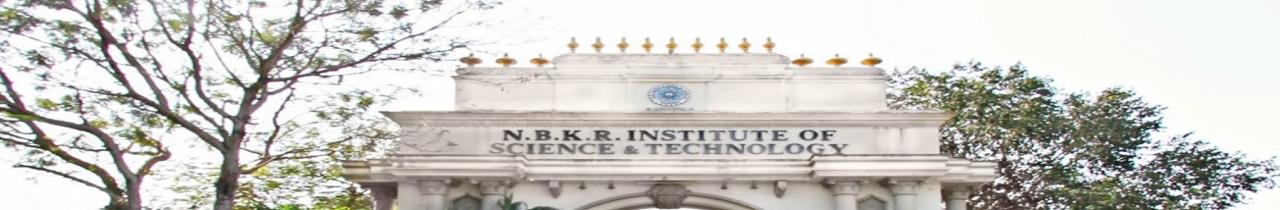 N.B.K.R Institute of Science and Technology