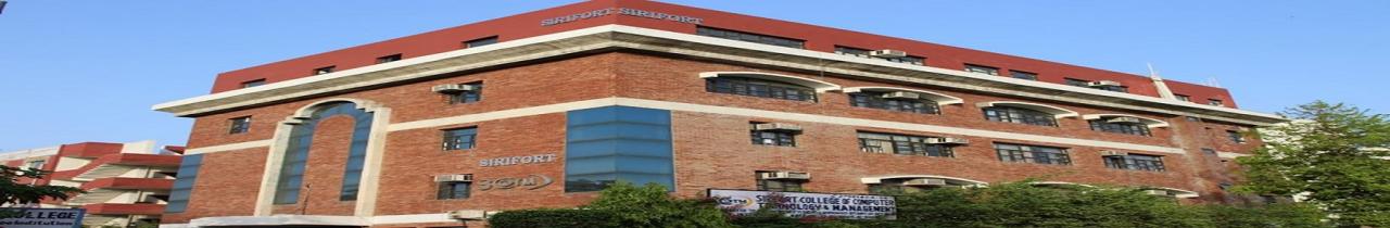 Sirifort Institute of Management Studies