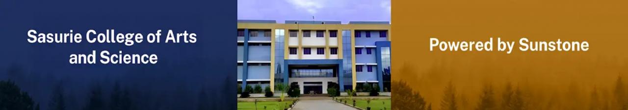 Sasurie College of Arts and Science powered by Sunstone