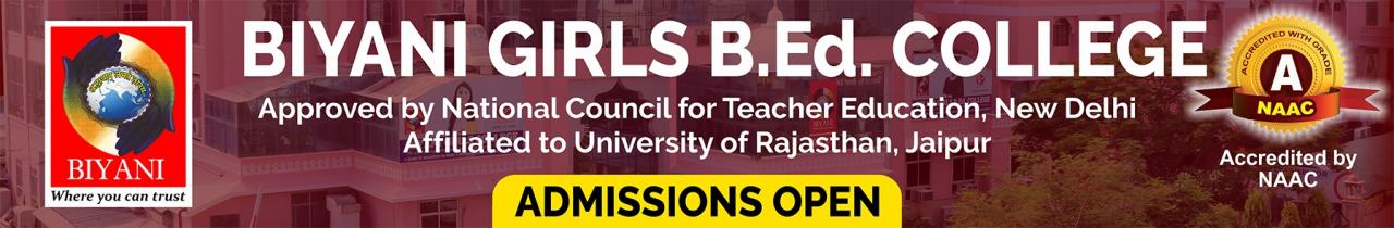 Biyani Girls B.Ed College
