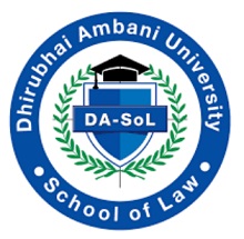 Dhirubhai Ambani University, School of Law Logo