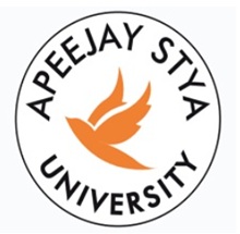 School of Arts and Sciences,  Apeejay Stya University Logo