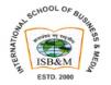ISB&M - International School of Business and Media, Pune