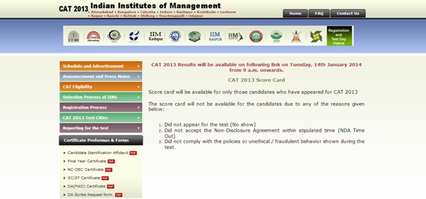 CAT 2013 results: Eight toppers score 100 percentile