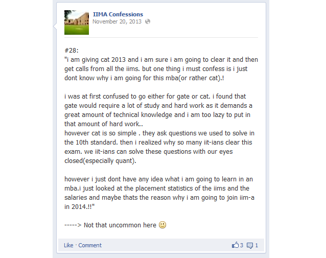 IIM Confessions: A sneak peek