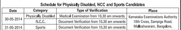 KCET 2014: Dates for document verification and online seat allotment
