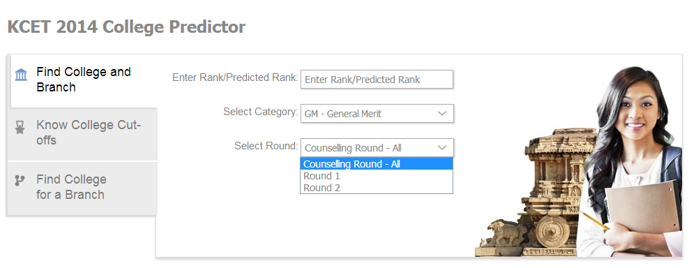 KCET 2014 College Predictor: Find your college and branch