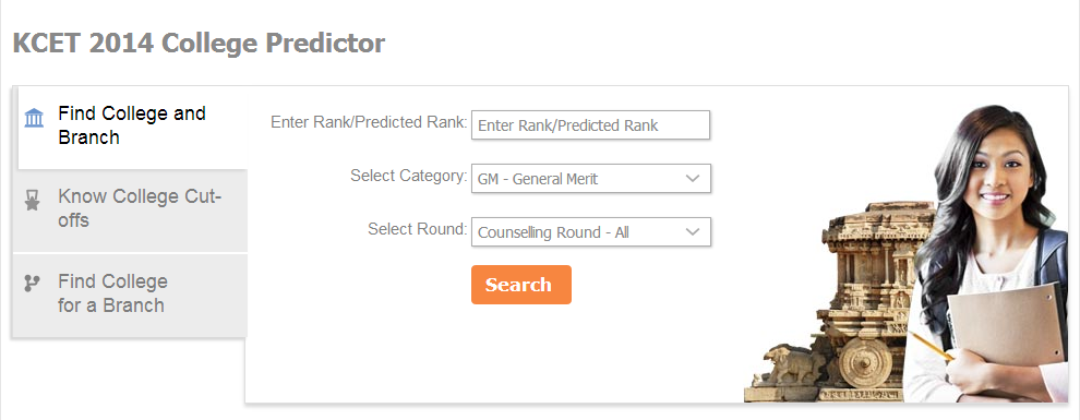 KCET 2014 College Predictor: Find your college and branch