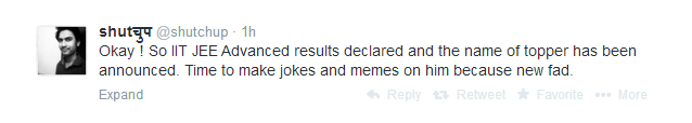 JEE Advanced 2014 Results: Twitter trends