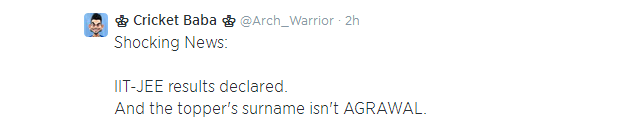 JEE Advanced 2014 Results: Twitter trends