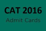 CAT 2016 admit card download begins 