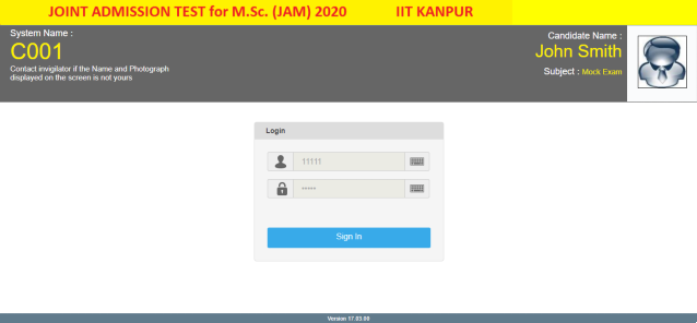 IIT JAM Mock Test 2020