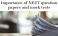 NEET 2020: Why is it important to solve the question papers of previous years and mock tests?