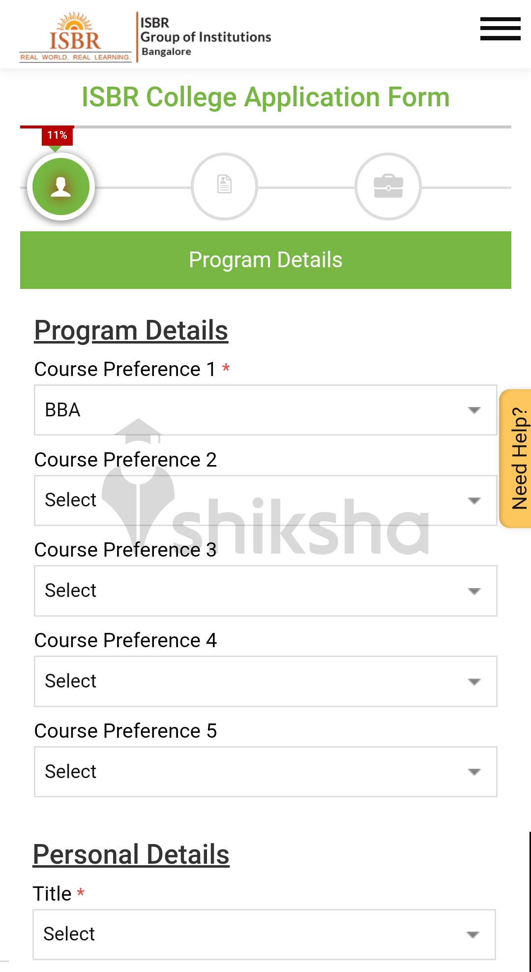 ISBR College Admission 2020 - Eligibility, Process, Dates & Fee