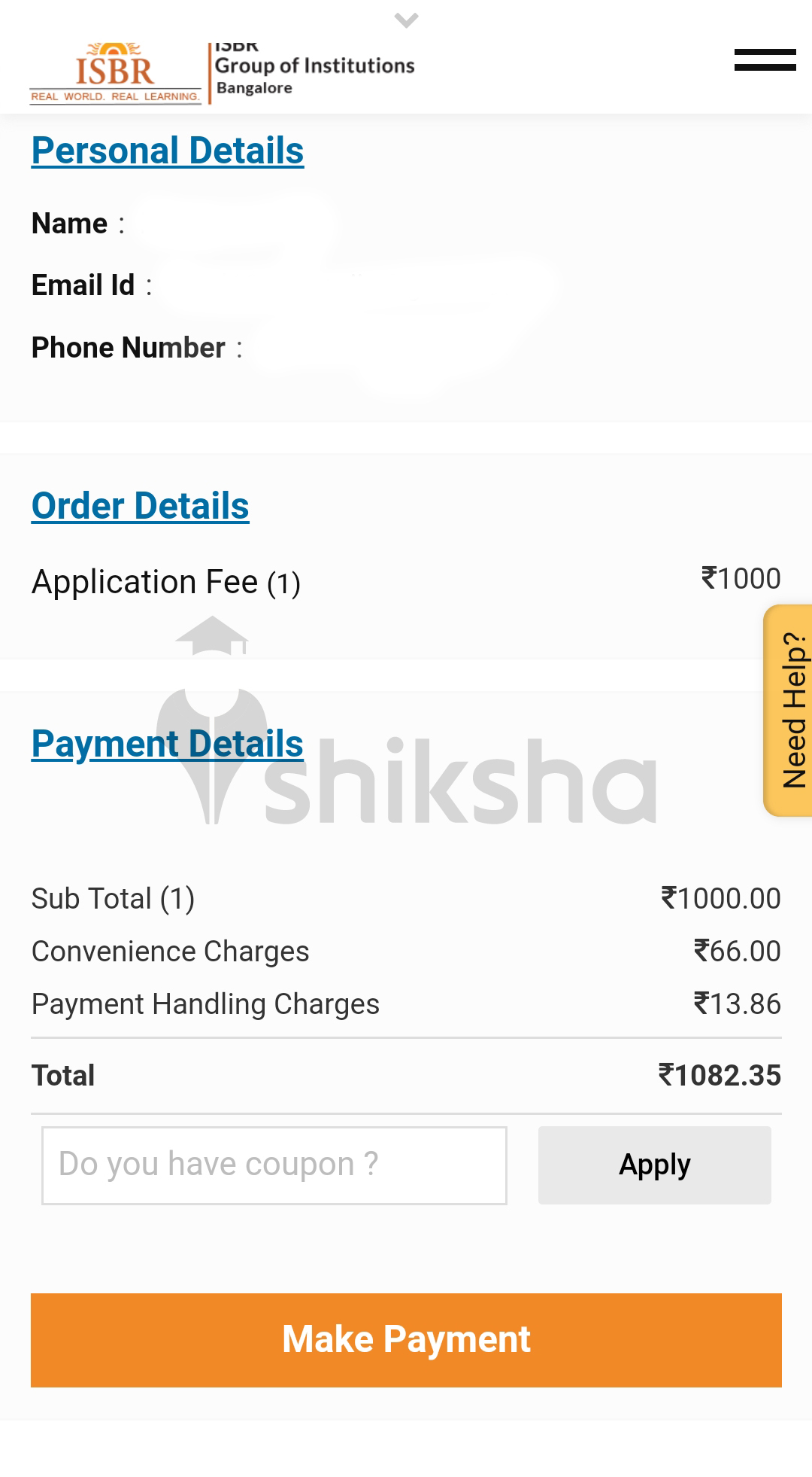 ISBR Law College Admission 2021 - Eligibility, Process, Dates, Fee