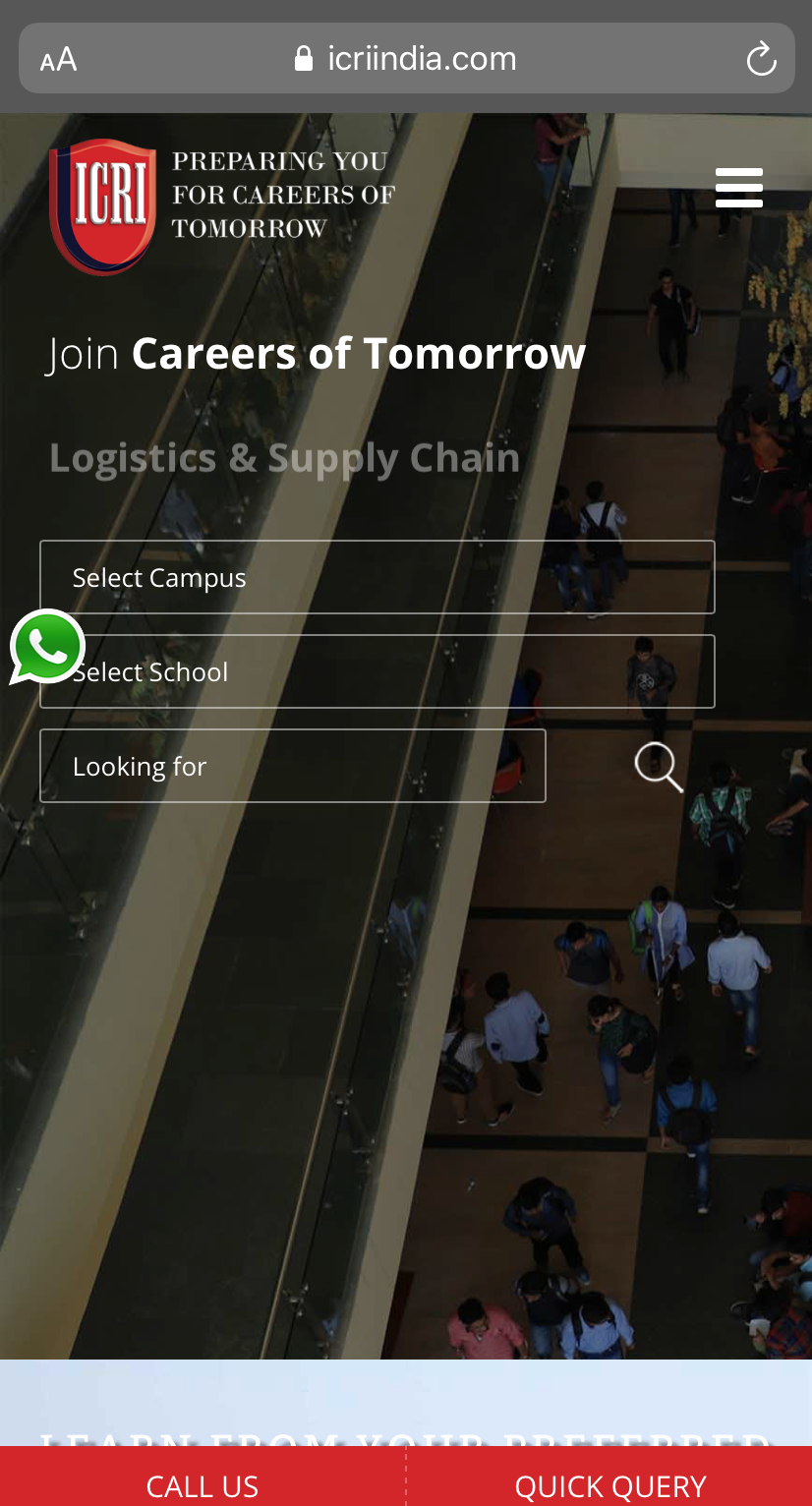 ICRI Mumbai Application Process 2020