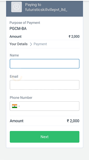 Skillville Application step 5