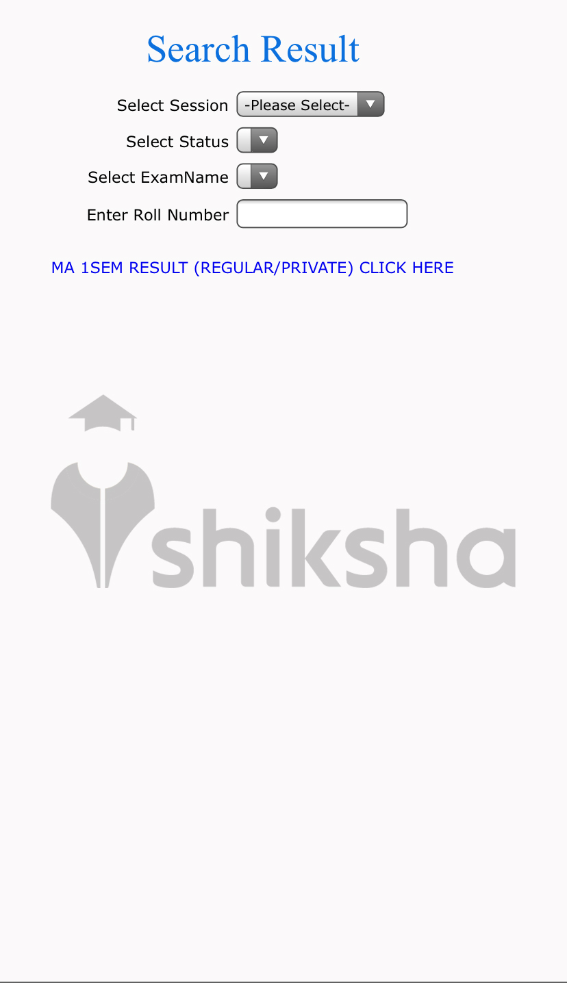 DAVV Result 2020 Process Step 5