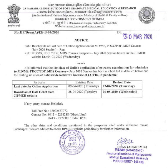 JIPMER-PG-applications-extended