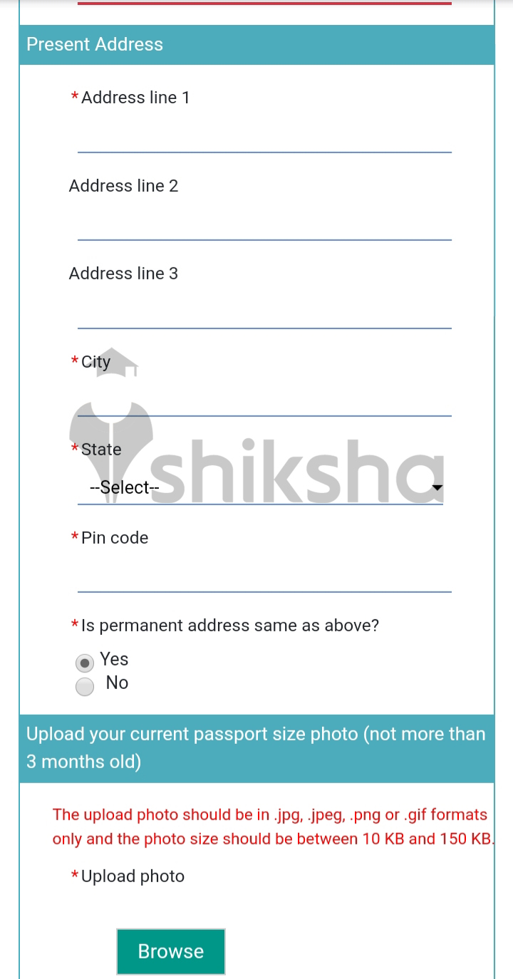 SSI Pune Application Process Step 6