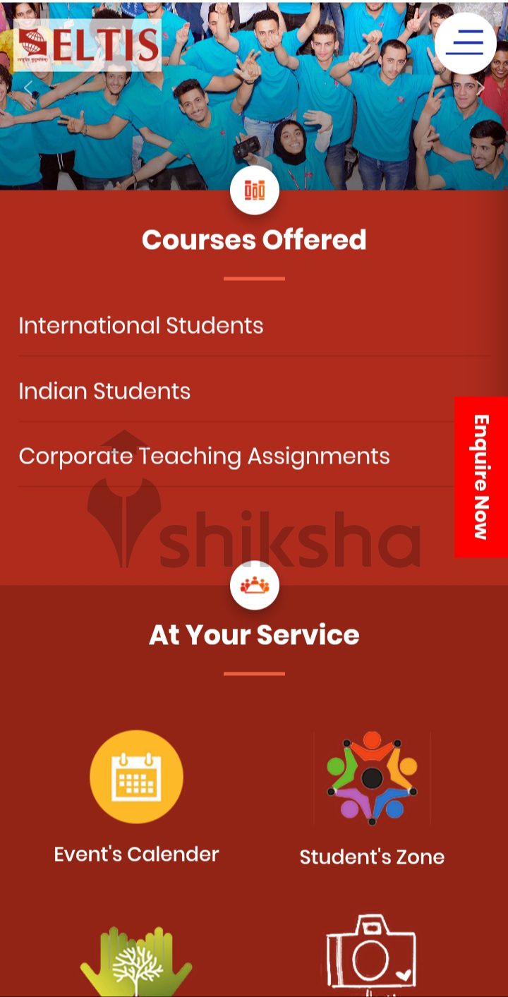 ELTIS Pune Application process Step 1