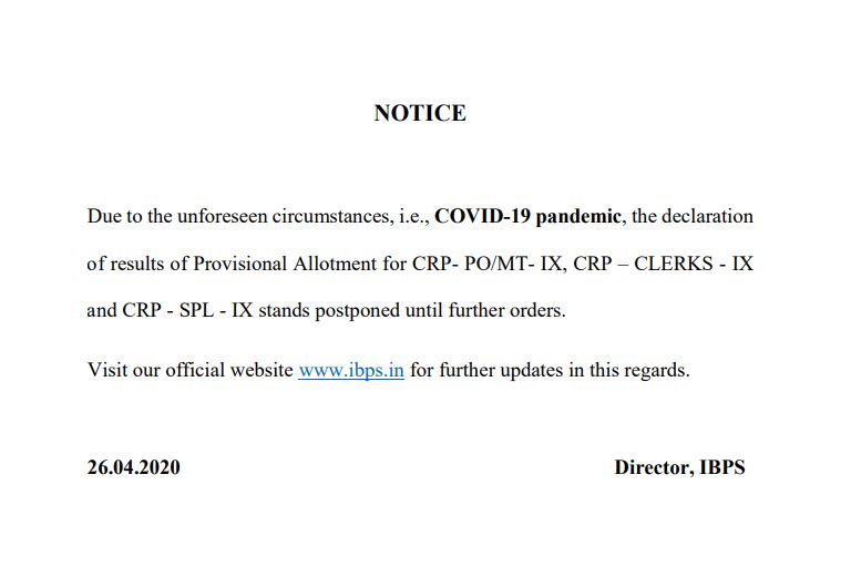 IBPS result
