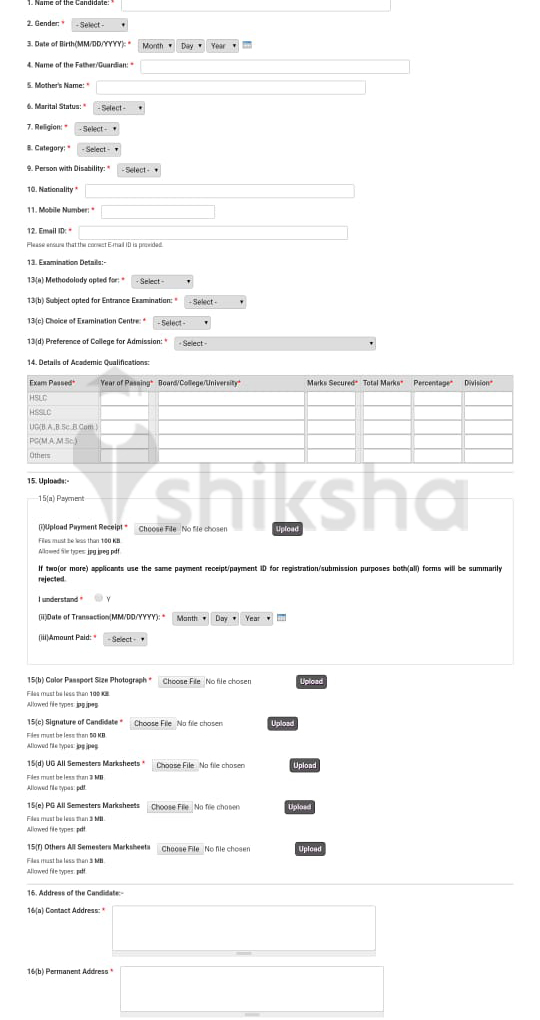 Nagaland University, Lumami Admission 2022 Eligibility, Process, Fee