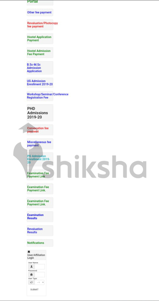 Bangalore University Revaluation Form