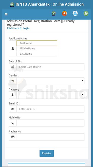 IGNTU Registration Page