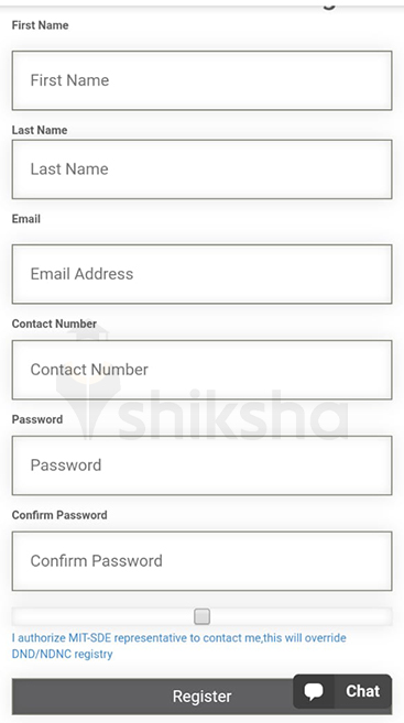 MITSDE Application step 2