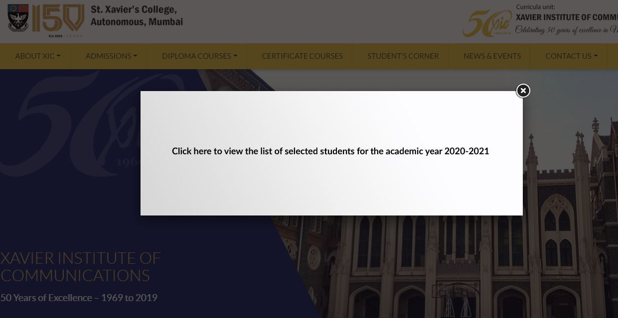 XIC OET 2020 Results Declared on May 25