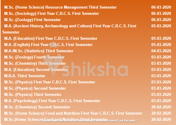 Result Declaration Date2