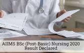 AIIMS BSc Nursing Result 2020 For BS