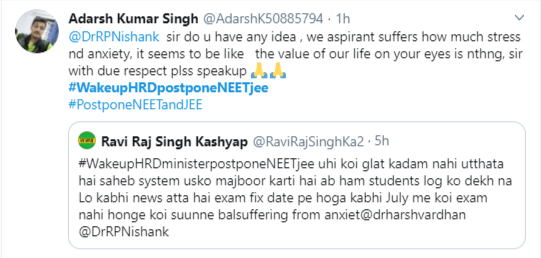 The stress and feeling of helplessness