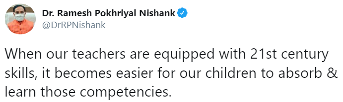 MRHD launches CBSE's online teacher training programme