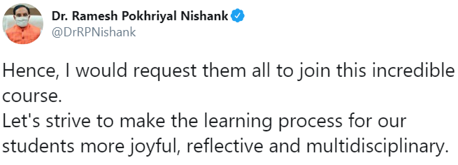 MRHD launches CBSE's online teacher training programme