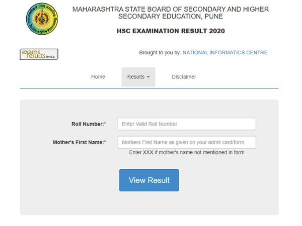 MSBSHSE 12th Results link window