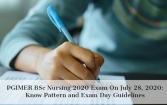 PGIMER BSc Nursing 2020 Exam on July