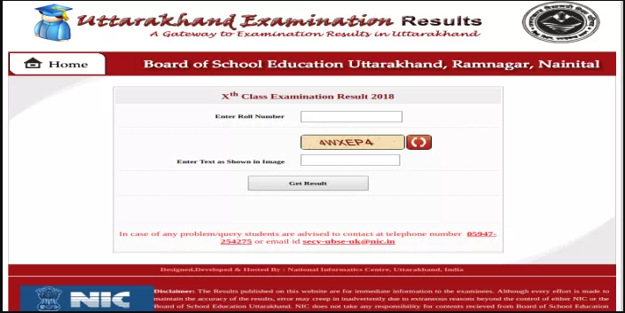 UK 10th Results Window